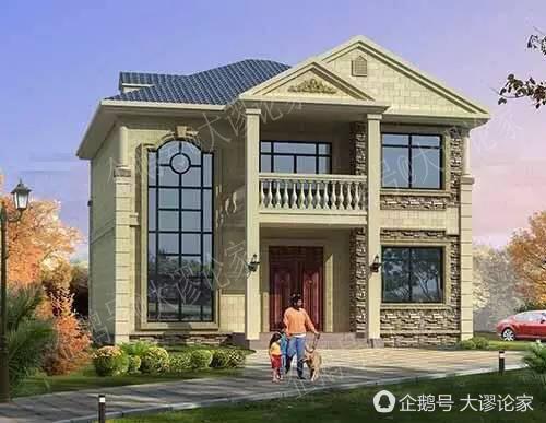 25萬建造二層農(nóng)村小別墅戶型，超簡約實用