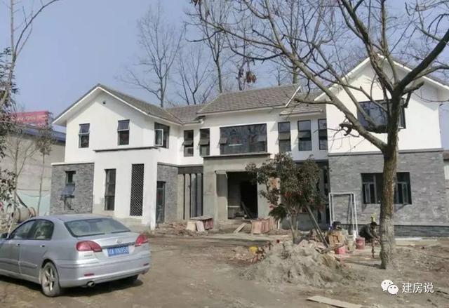 網友40萬自建農村別墅三合院，中式花園引全村沸騰