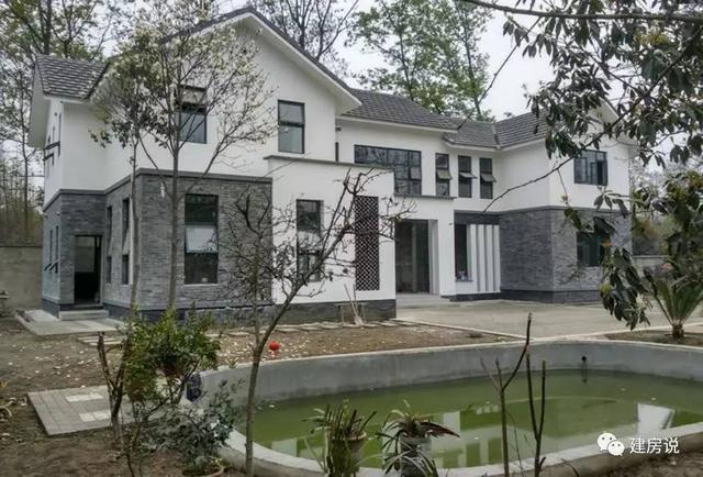 網友40萬自建農村別墅三合院，中式花園引全村沸騰