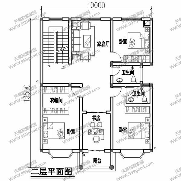 6套面寬10米左右的別墅圖紙，用地面寬小就這樣建！