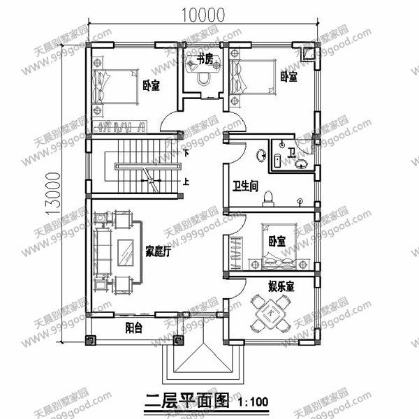6套面寬10米左右的別墅圖紙，用地面寬小就這樣建！