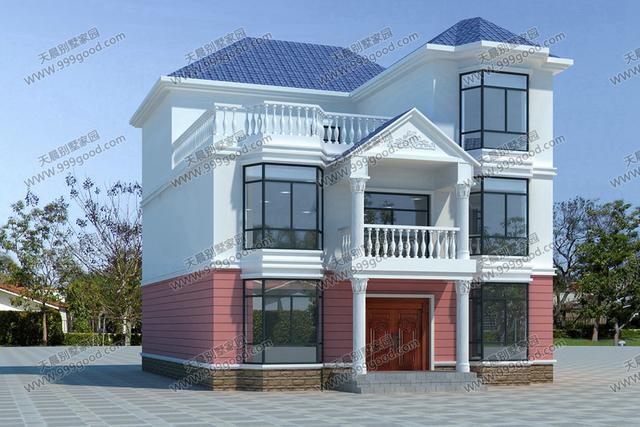 6套面寬10米左右的別墅圖紙，用地面寬小就這樣建！