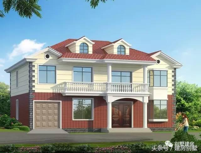 16.2×11.4米二層農村別墅，房間多，生三胎都夠住