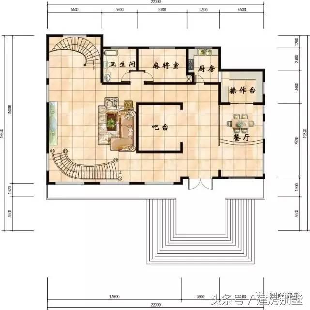 22×15米三層農村別墅，史上最“奇葩”的建筑和布局