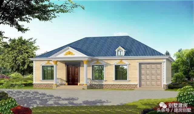 精選兩套一層農村別墅，月薪5000也建得起的別墅