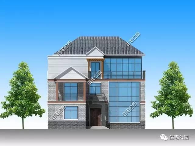 35萬就能蓋起這樣一棟別墅，3層設(shè)計(jì)還帶挑空客廳，喜歡嗎？