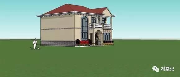 安徽網友為父母自建二層復式農村別墅，美得不敢看