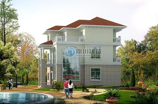 三層復式小別墅，都說不管從哪個方向看都好看，這錢花的太值了！