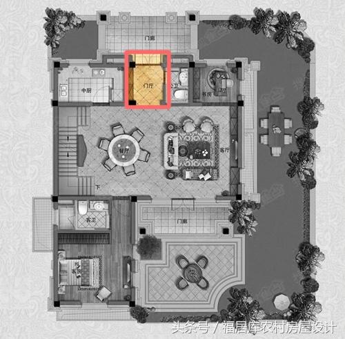 農村自建別墅戶型圖應該怎么畫？怎么設計？（分區篇）