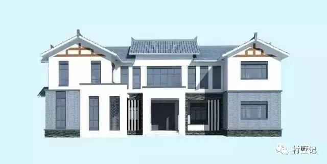 湖北老板40萬建中式農村別墅，看一眼就心動