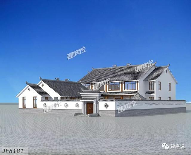 擁有一棟中式別墅，是多少人的夢想，建一個(gè)溫馨恬靜的安樂窩度過慢悠悠的溫暖歲月。