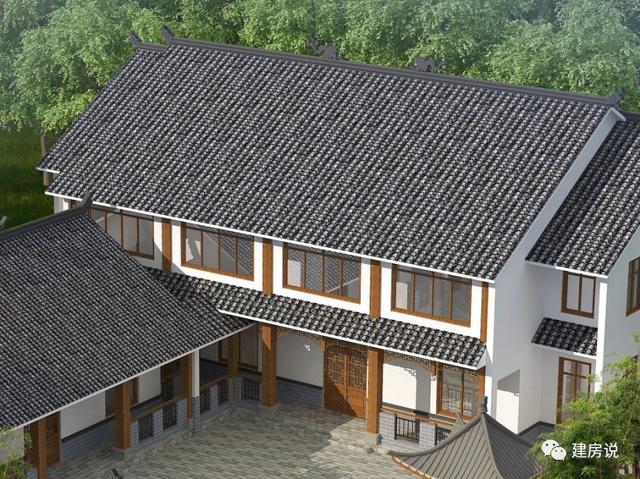 擁有一棟中式別墅，是多少人的夢想，建一個(gè)溫馨恬靜的安樂窩度過慢悠悠的溫暖歲月。