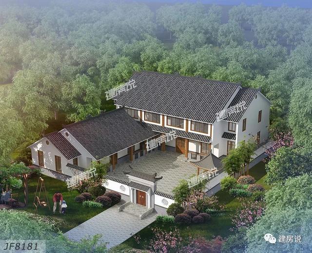 擁有一棟中式別墅，是多少人的夢想，建一個(gè)溫馨恬靜的安樂窩度過慢悠悠的溫暖歲月。