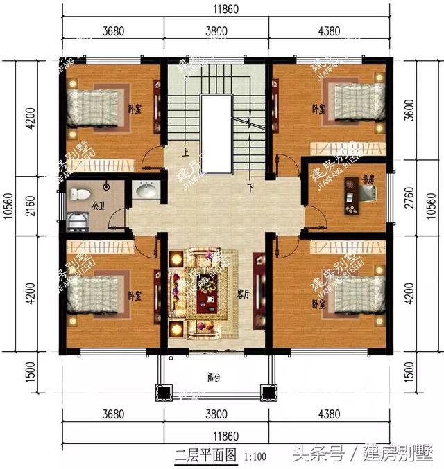 3棟三層農村別墅設計圖，簡約大氣，無論蓋哪一棟都能讓你倍有面兒