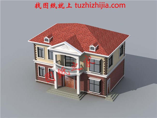 新農(nóng)村兩層樓房設(shè)計圖，占地110平米，戶型簡單實(shí)用