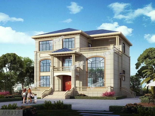  大房子有大房子的氣派，小房子有小房子的溫馨，推薦36款別墅圖，你喜歡哪個呢