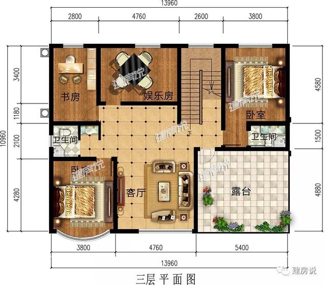  大房子有大房子的氣派，小房子有小房子的溫馨，推薦36款別墅圖，你喜歡哪個呢