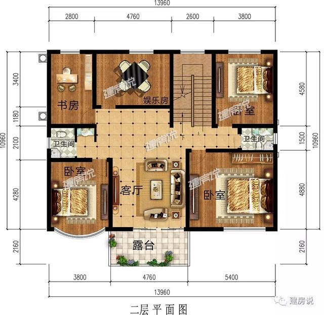  大房子有大房子的氣派，小房子有小房子的溫馨，推薦36款別墅圖，你喜歡哪個呢
