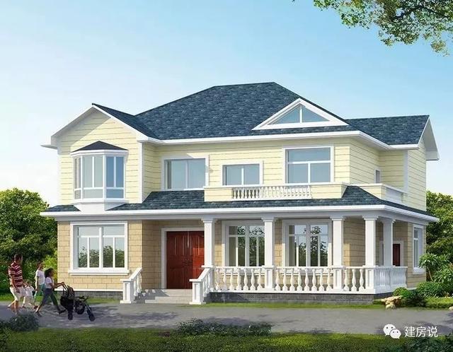  大房子有大房子的氣派，小房子有小房子的溫馨，推薦36款別墅圖，你喜歡哪個呢