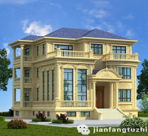 復式三層70萬180㎡別墅施工圖，帶地下室酒窖家庭影院吧臺，將住房和娛樂完美結合的農村別墅戶型圖