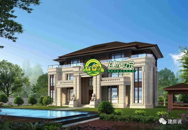 大熱的新中式別墅又出新花樣了，融合東方情韻與西方美學，將建筑的美發揮得淋漓盡致。