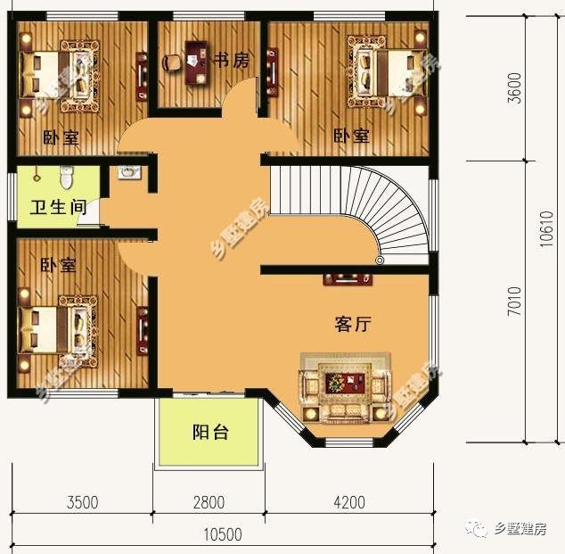 6款農村二層別墅圖，最高造價只要20萬，你確定不了解一下嗎？