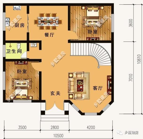 6款農村二層別墅圖，最高造價只要20萬，你確定不了解一下嗎？