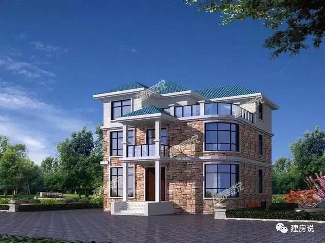 5款三層超高性價比的農村別墅設計圖，最高不超30萬，你確定不了解下嗎？