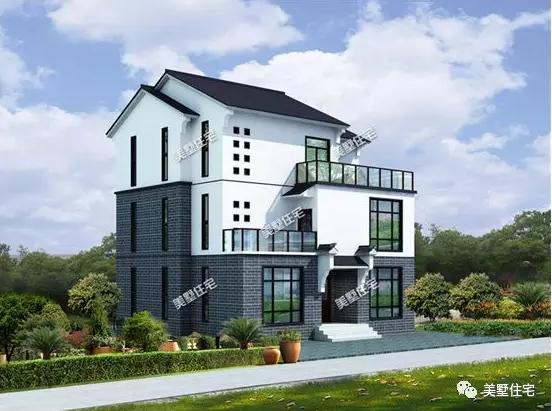 115平的新農村中式別墅設計圖，外觀出挑，內部傳統，自建一棟調整過后的新中式別墅，品位不俗