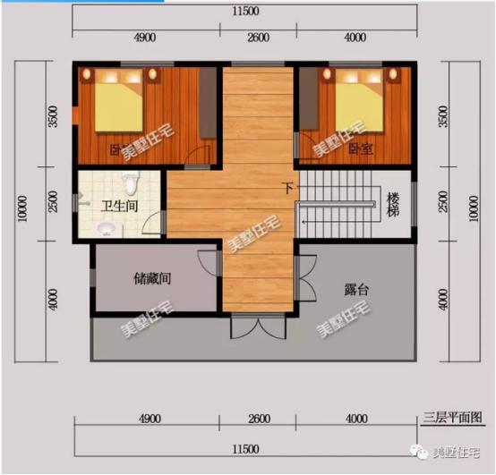 115平的新農村中式別墅設計圖，外觀出挑，內部傳統，自建一棟調整過后的新中式別墅，品位不俗