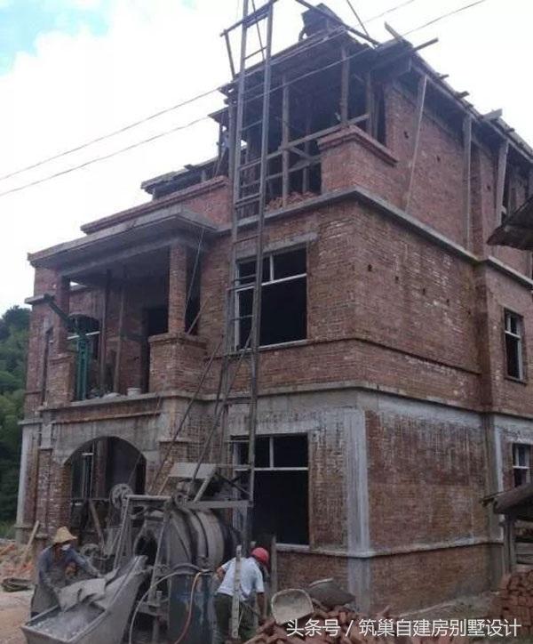 農(nóng)村自建別墅圖實(shí)拍案例：11x10米三層自建房設(shè)計(jì)效果圖+平面圖，相當(dāng)經(jīng)濟(jì)適用