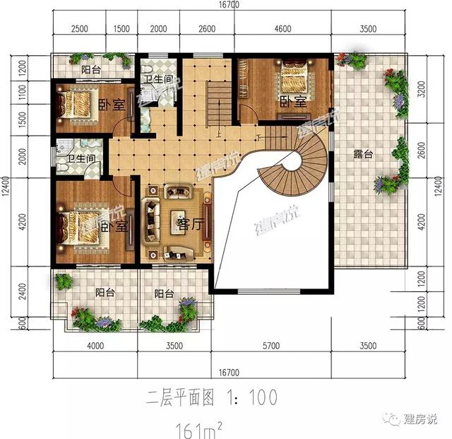 三層新中式農(nóng)村自建房設(shè)計(jì)圖大氣優(yōu)雅，戶型合理，提升居住舒適度