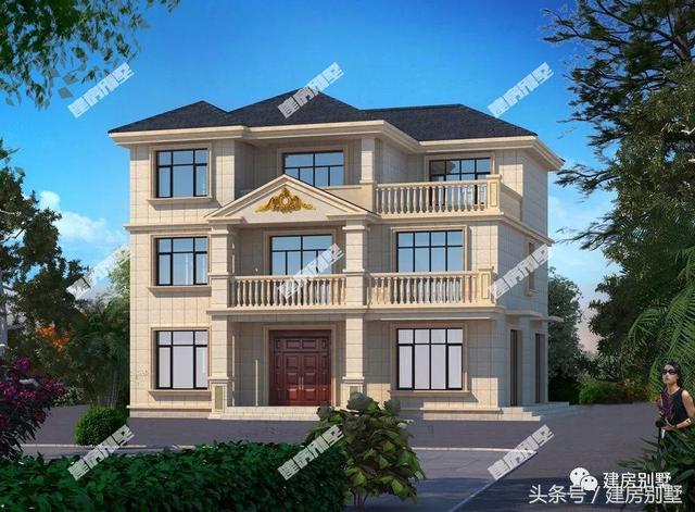 30多萬可建的三棟農村豪宅別墅圖，改變你的生活環境，從此做個精致的人兒