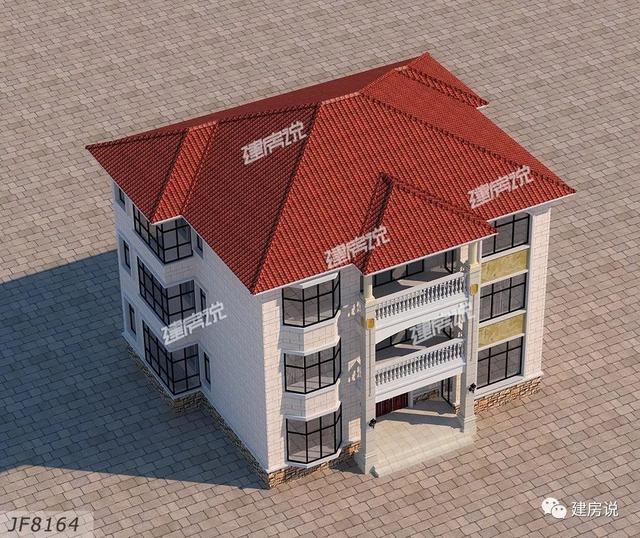 5款兄弟疊拼別墅圖，一人一層，其樂融融，平攤一戶也就15萬呢，巨劃算！