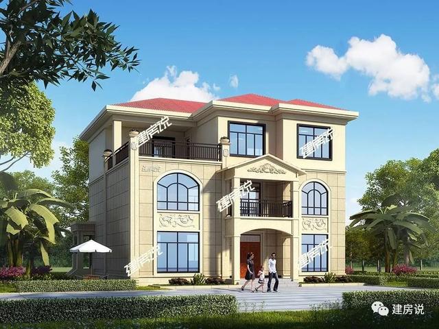 5款兄弟疊拼別墅圖，一人一層，其樂融融，平攤一戶也就15萬呢，巨劃算！