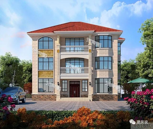 5款兄弟疊拼別墅圖，一人一層，其樂融融，平攤一戶也就15萬呢，巨劃算！