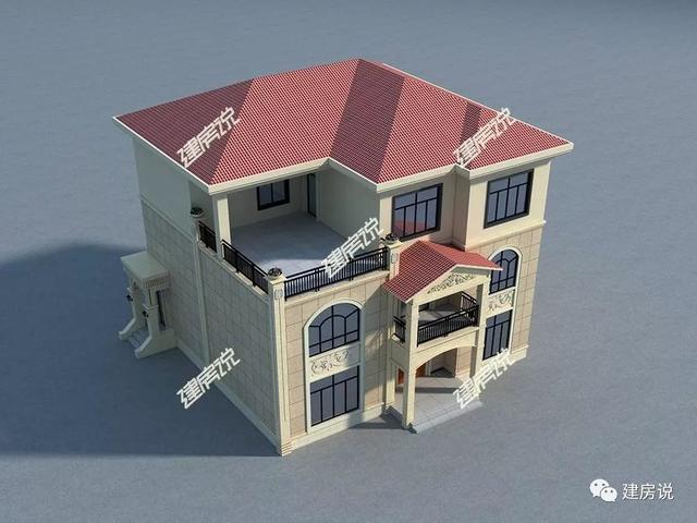 5款兄弟疊拼別墅圖，一人一層，其樂融融，平攤一戶也就15萬呢，巨劃算！