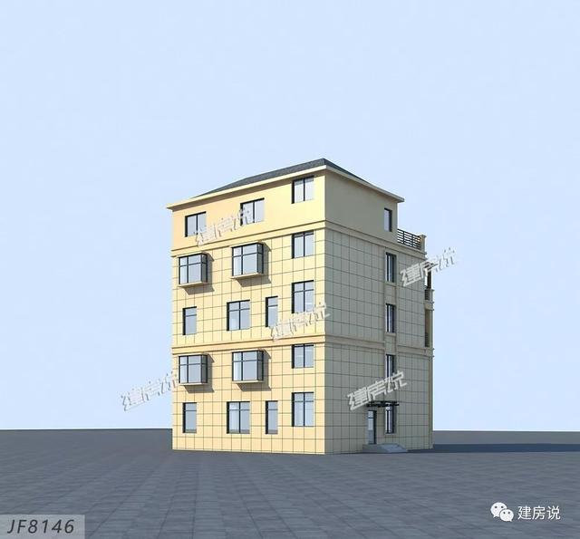 5款兄弟疊拼別墅圖，一人一層，其樂融融，平攤一戶也就15萬呢，巨劃算！