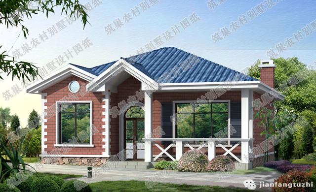 15萬140㎡1廳3臥一層帶走廊農村自建房建筑結構水電全套施工圖