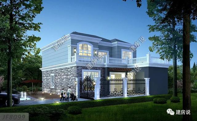 擁有一棟這樣豪華大氣的三層別墅，家庭幸福，人生美滿！