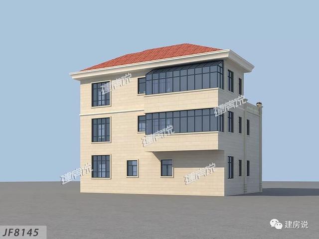 擁有一棟這樣豪華大氣的三層別墅，家庭幸福，人生美滿！