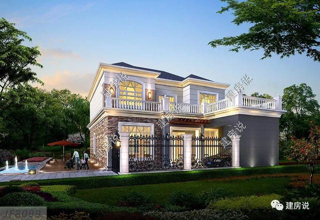 擁有一棟這樣豪華大氣的三層別墅，家庭幸福，人生美滿！