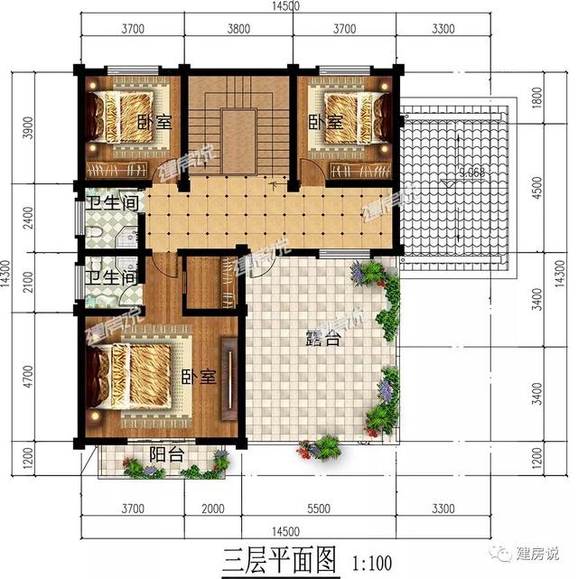 擁有一棟這樣豪華大氣的三層別墅，家庭幸福，人生美滿！
