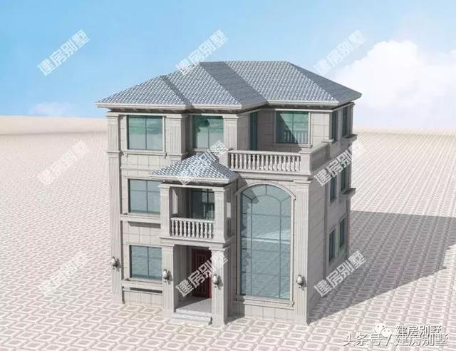 歐式三層別墅，戶型通透夠氣派，真讓人心生向往