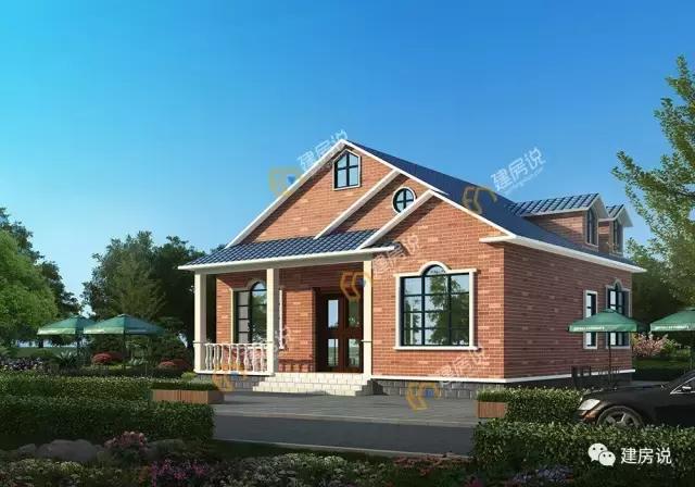 造價18萬的三棟小別墅，帶堂屋車庫老人房，外觀美，為農村生活量身定制