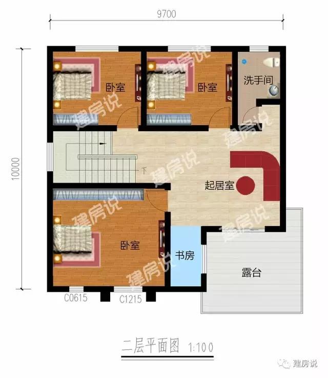 造價18萬的三棟小別墅，帶堂屋車庫老人房，外觀美，為農村生活量身定制