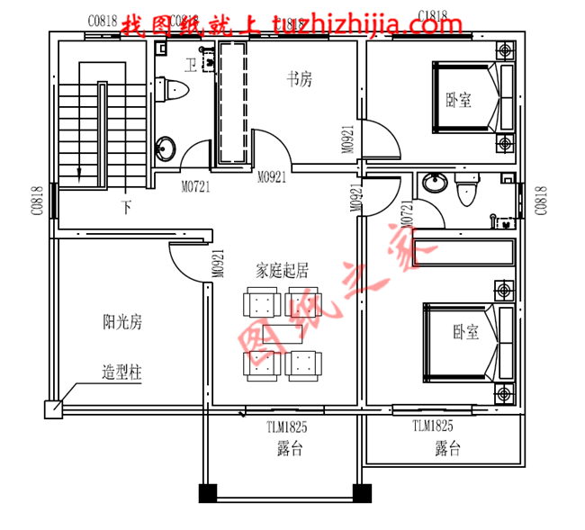 最新潮的90平方米三層房屋設計圖 ,古樸典雅又不失時尚最新潮的90平方米三層房屋設計圖 ,古樸典雅又不失時尚