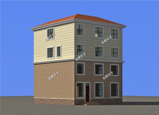 農村四層別墅圖，10X11米，9室2廳帶車庫，精致布局實用又漂亮