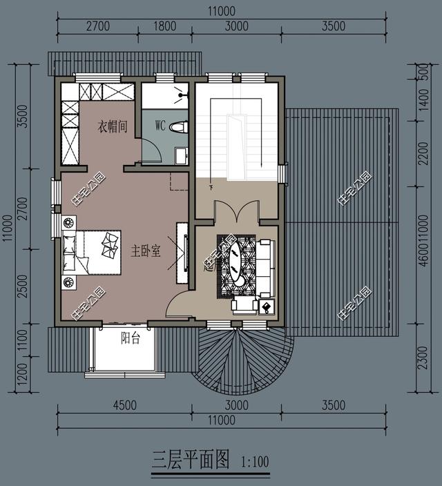 11x11米托斯卡納風格農村別墅圖，享受童話生活