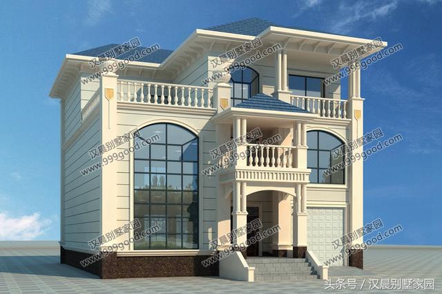 3套經典別墅圖，外觀簡約不單調，性價比超高，農村蓋房首選戶型！